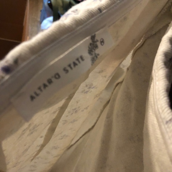 Altar’d State New with tags White Floral Strapless Women’s  Dress - Picture 7 of 10